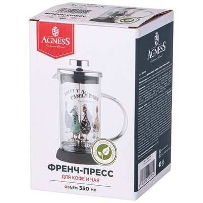 Френч-пресс 0,35л "Family farm"
