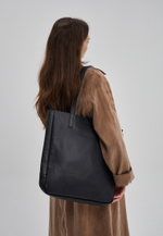 сумка шоппер черный текстура