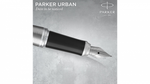 Перьевая ручка Parker Urban Core, Metro Metallic CT, F309, перо: F/M, цвет чернил: blue, в подарочной упаковке.