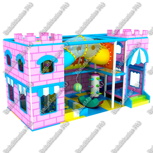 Детский игровой лабиринт "Розовая крепость" HAS-091601