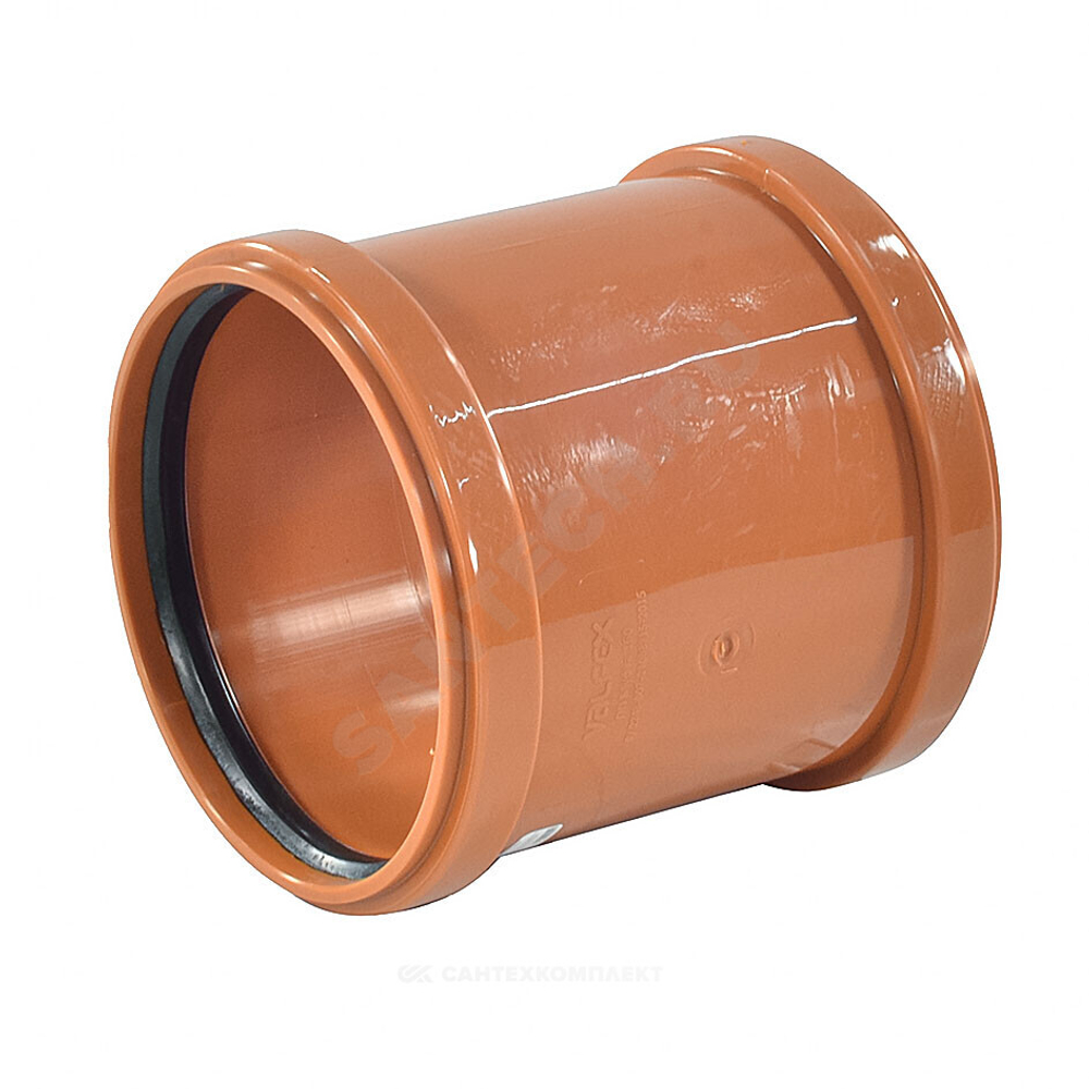 Муфта PP-B ремонтная коричневая Дн 110 б/нап VALFEX 30106110