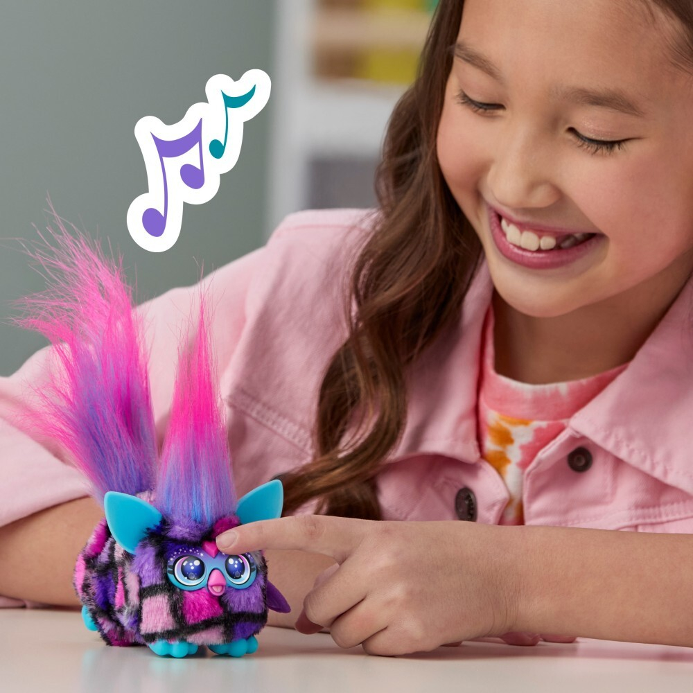 Hasbro Furby DJ Furblets - растягивающийся интерактивный талисман Dis-Co-Dazz G1780