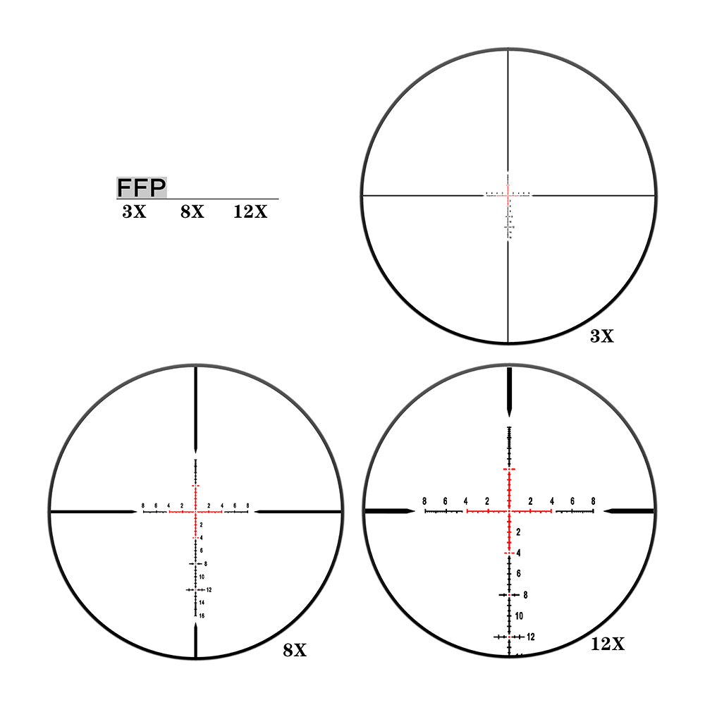 Оптический прицел Discovery HD-GEN2 3-12X44 SFIR FFP FW30 (Weaver), арт: HDG3-12X44SFSFIR FFP FW30
