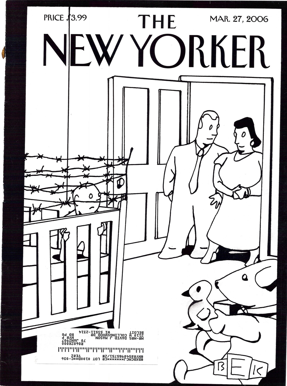 Журнал The New Yorker 27-03-2006, обложка