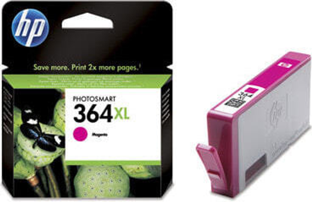 HP 364XL Magenta Ink Cartridge Подлинный Пурпурный CB324EE#BA3
