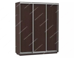 Шкаф купе Модерн 1776х450 3-х дверный 3-х секционный глухой венге