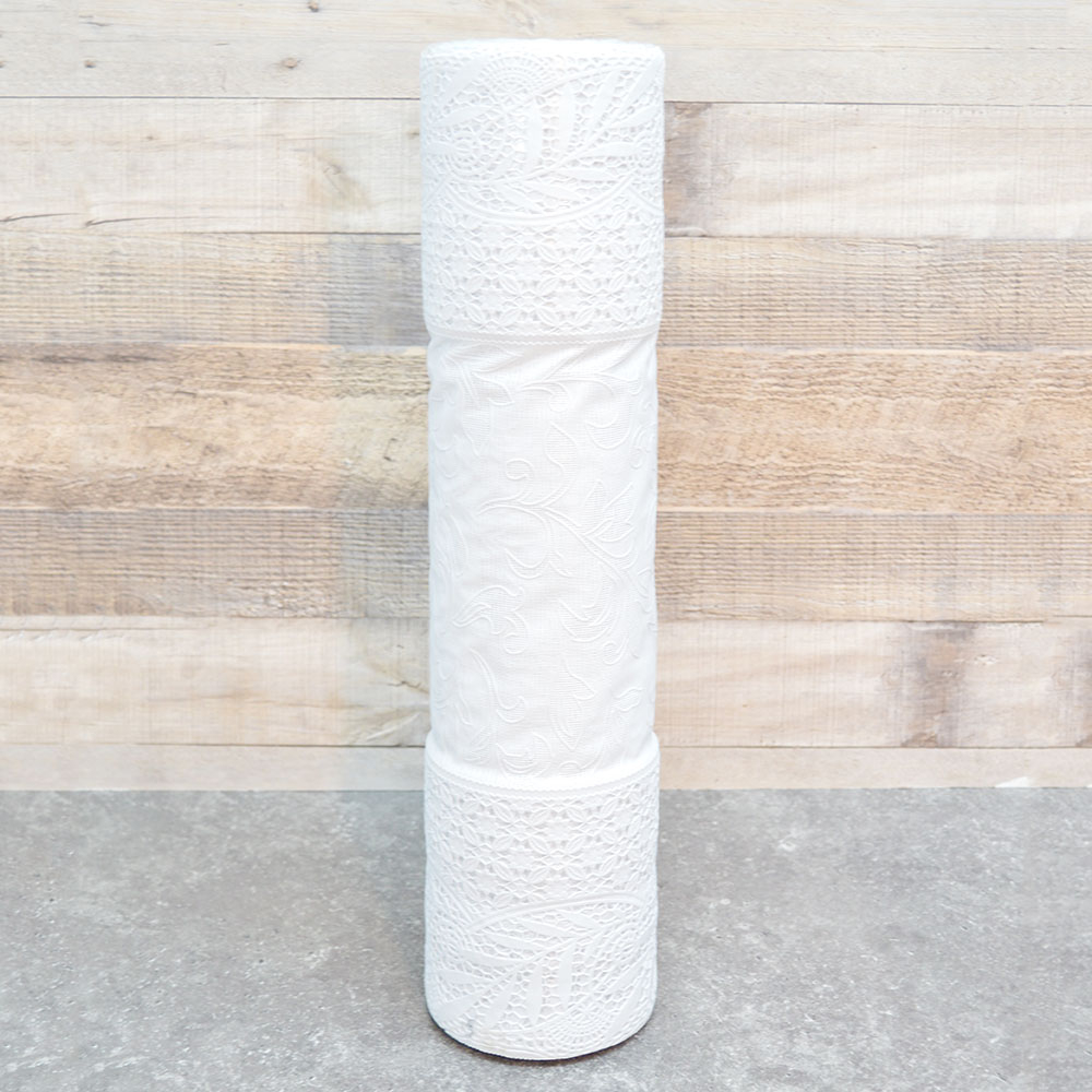 Салфетка ажурная в рулоне 50см*20м MONICA, белая, LSTJXL026A
