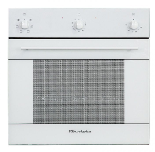 Электрический духовой шкаф Electronicsdeluxe 6006.03-002 ( белое,мех.ручки)