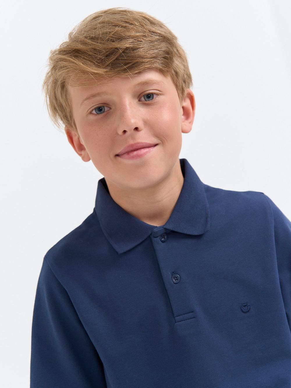 Футболка поло "Синяя" 7+