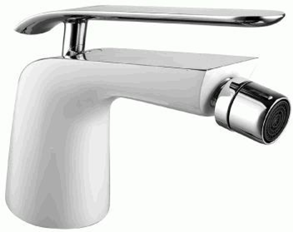смеситель биде LEMARK Melange картридж 25мм, хром/белый LM4908CW