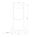 Ландшафтный светильник Roil чёрный IP54 35125/S