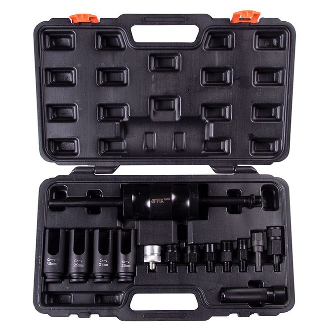 AFFIX (AF10351014C) Набор съемников дизельных форсунок, кейс, 14 предметов