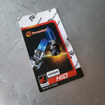 Лампа фары P15D-25 12V 35/35W Белый яркий свет (3 усика)