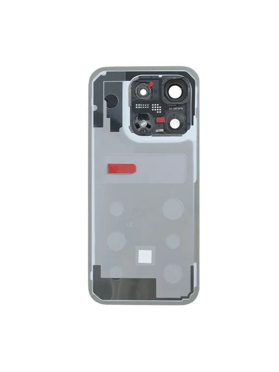 Задняя крышка для Xiaomi 17 голубая (Blue) со стеклом камеры