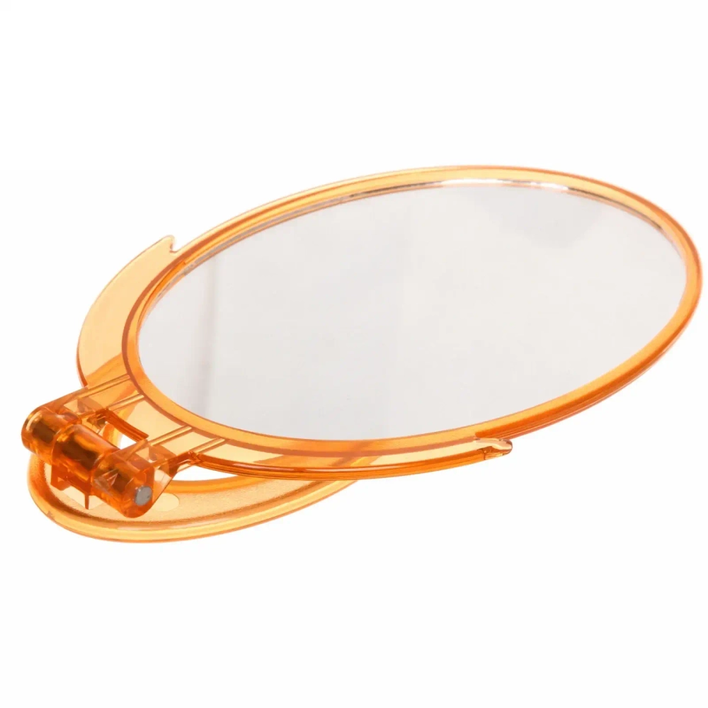 Зеркало настольное в пластиковой оправе «Классика - Практика» овал, подвесное 15*10.5см