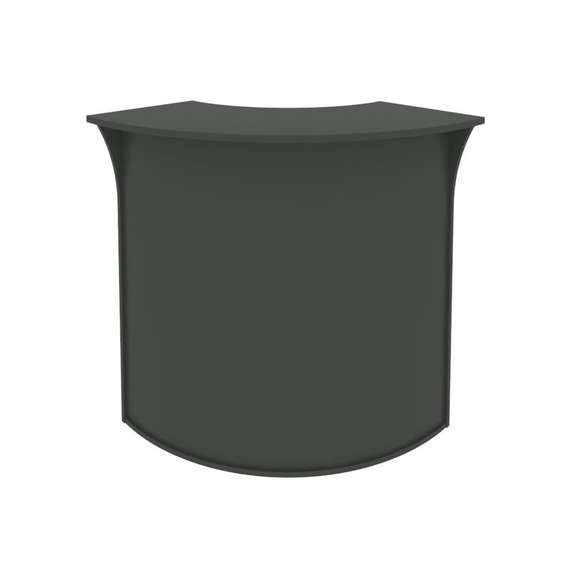 Riva Стойка угловая (радиусный элемент-ХДФ) А.РС-5 ХДФ Антрацит 950*950*1150