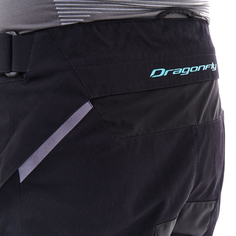 ШТАНЫ DRAGONFLY ЭНДУРО FREERIDE BLACK - BLUE 2023