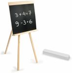 Доска для мела на треноге (42х45 см), с мелком и губкой, черная, ПИФАГОР, 235499