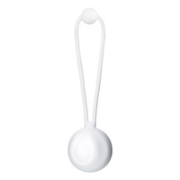 Белый вагинальный шарик 3,1см ToyFa L'roina Lily 564004