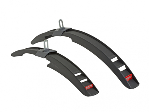 Крылья пластик AXP Junior 16/20 16-20" 217гр. пара (30) черные с отражат. AUTHOR (Португалия)