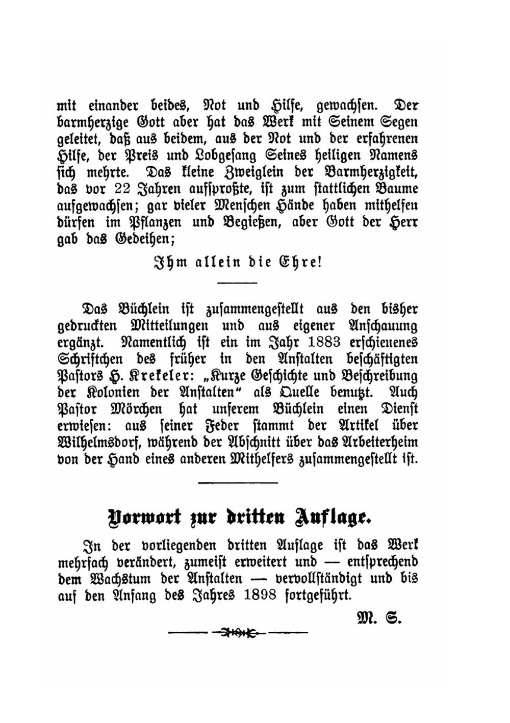 Kurze Geschichte und Beschreibung der Anstalten Bethel, Sarepta, Nazareth, Wilhelmsdorf und Arbeterheim bei Bielefeld | M. Siebold