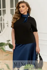 Футболка 2513-черный Minova