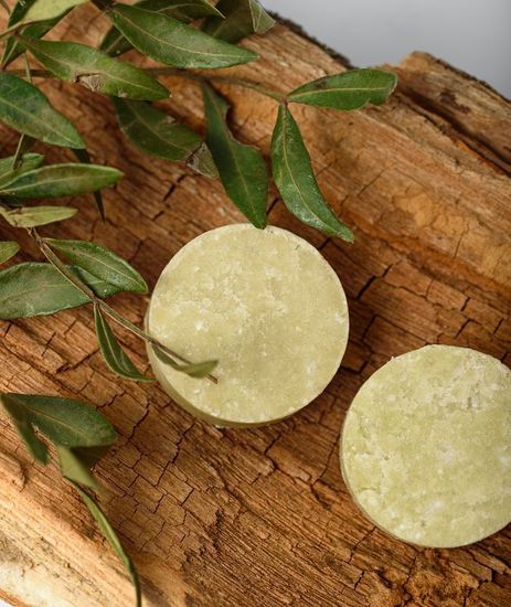 Шампунь твёрдый Greena Avocadova с пудрой ним и крапивой (пробник), 10 г (уценка)