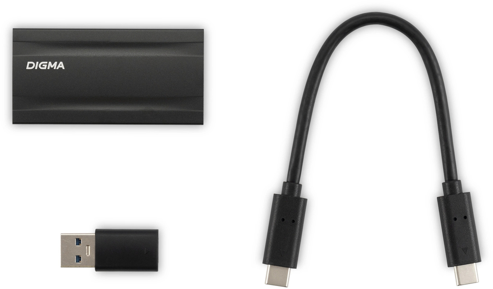 Внешний SSD USB 3.2 Gen 2 Type-C Digma DGSM8256G2MGG