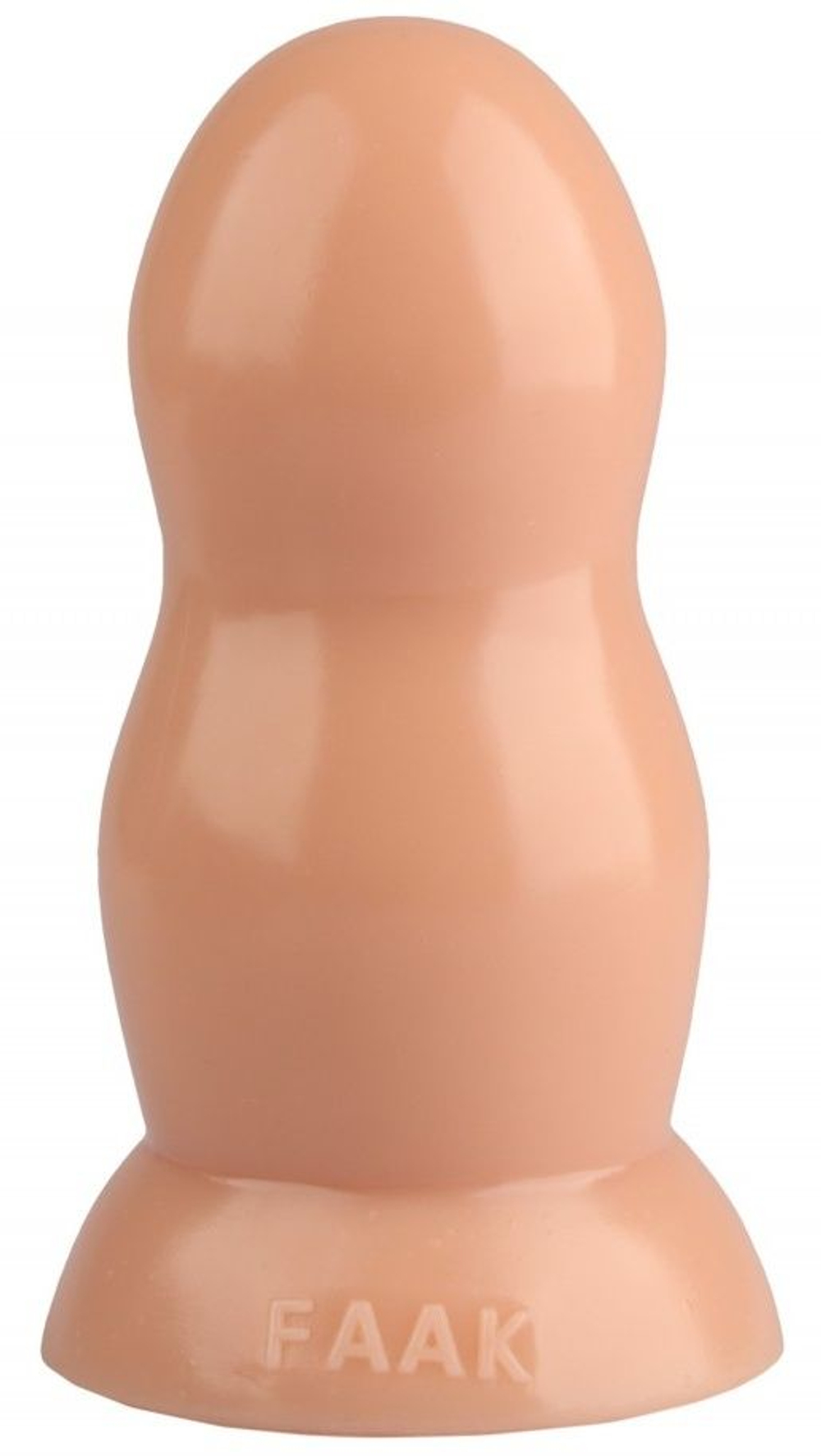 Телесная гладкая анальная втулка - 15,5 см. (Цвет: телесный)