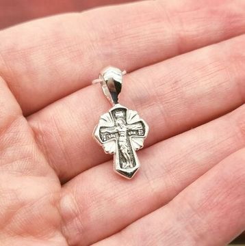 Распятие Христово. Архангел Михаил. Православный крест