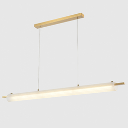 Светильник подвесной Crystal Lux TUNNEL SP40 LED BRASS