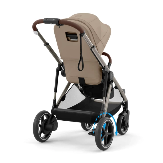 Прогулочная коляска Cybex e-Gazelle S TPE Almond Beige