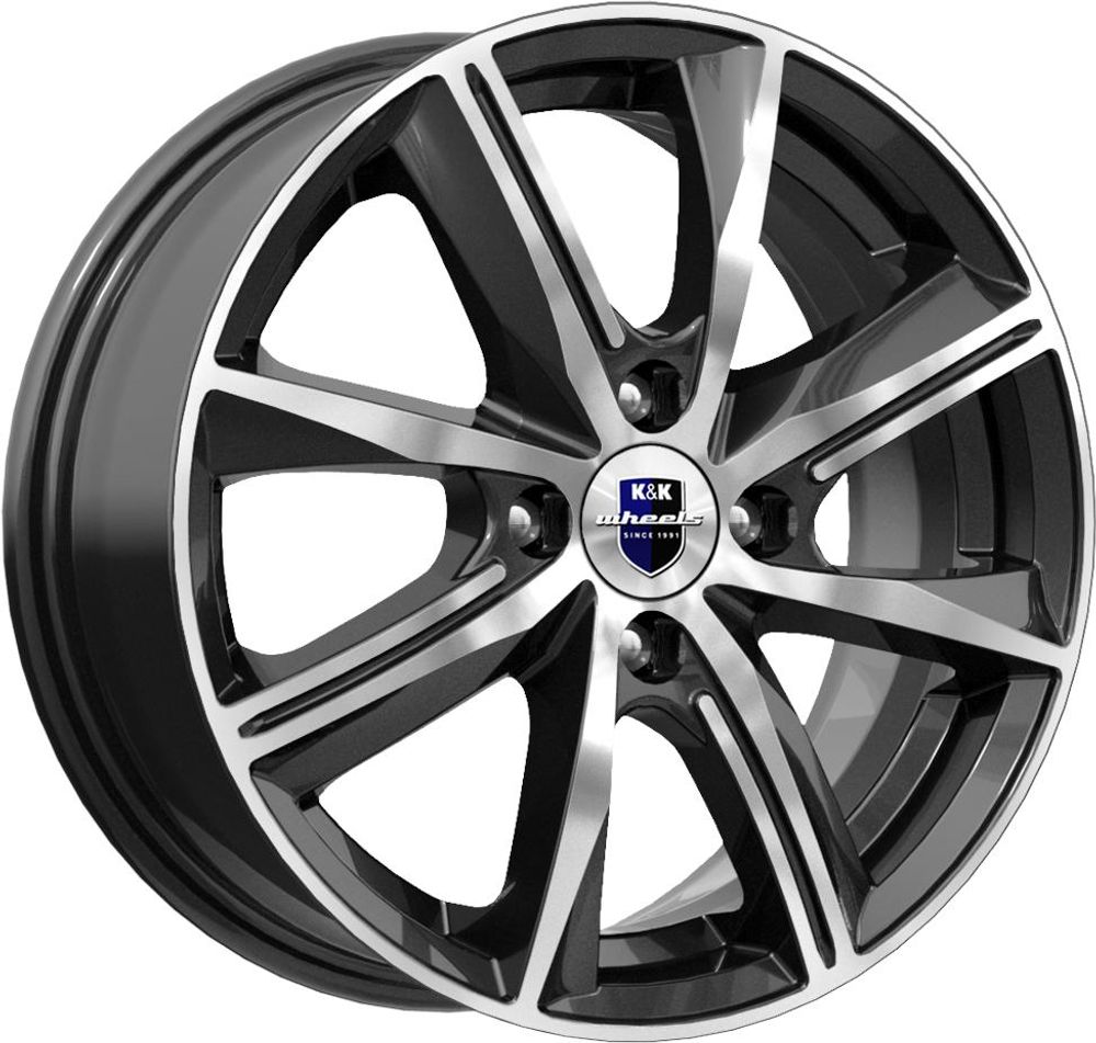 K&amp;K Арнар 6x15 4x100 ET 46 Dia 54.1 (алмаз черный)