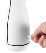 Белый вибромастурбатор с имитацией орального секса Amovibe Good Night Squeezing, Sucking & Vibrating Masturbator