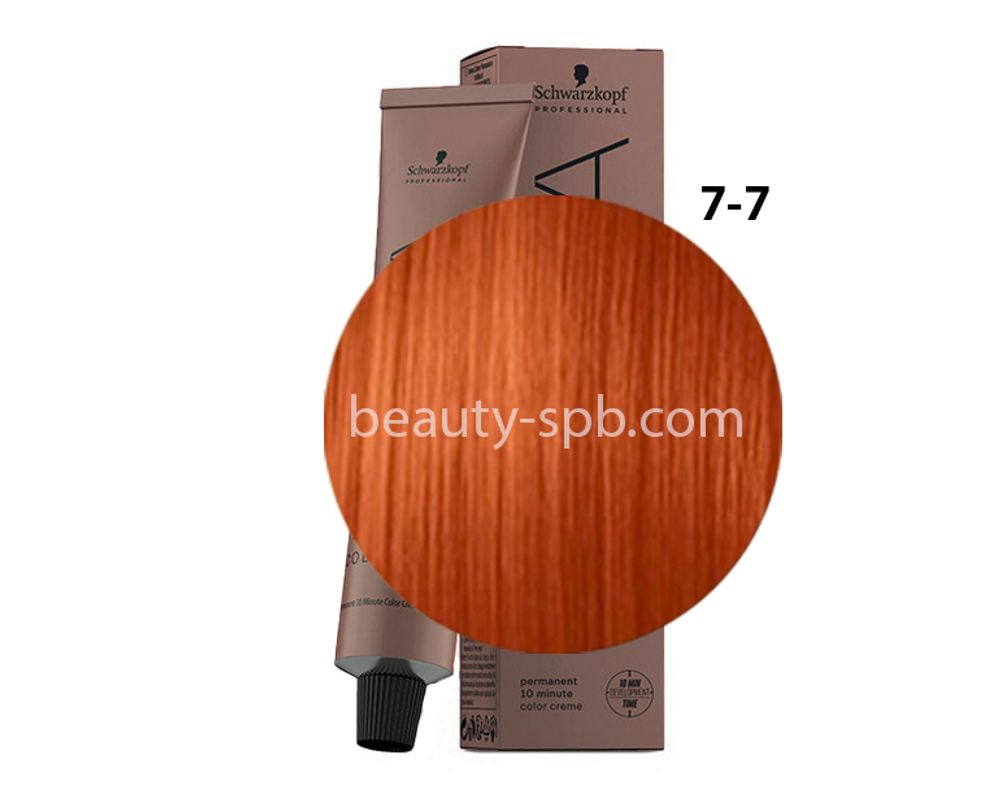 Schwarzkopf Professional  Игора COLOR10 7-7 Средний русый медный 60мл
