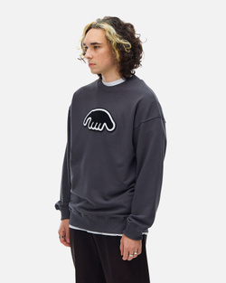 Толстовка ANTEATER Crewneck-Grey-Black-Logo