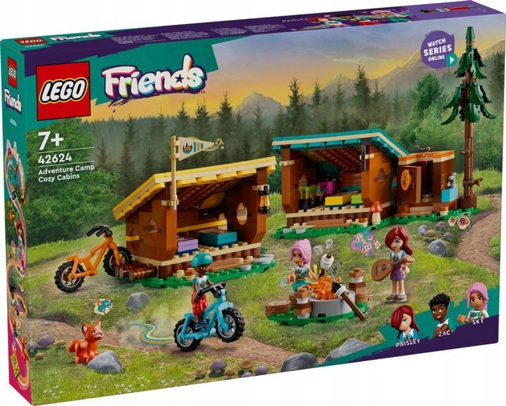 Конструктор LEGO Friends - Уютные домики в летнем лагере - Лего Друзья  42624 купить в Москве | Доставка по России.