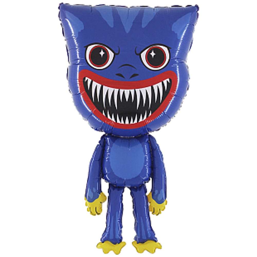 Г 31  NEW Монстр-зубастик синий / Monster Blue 72 см