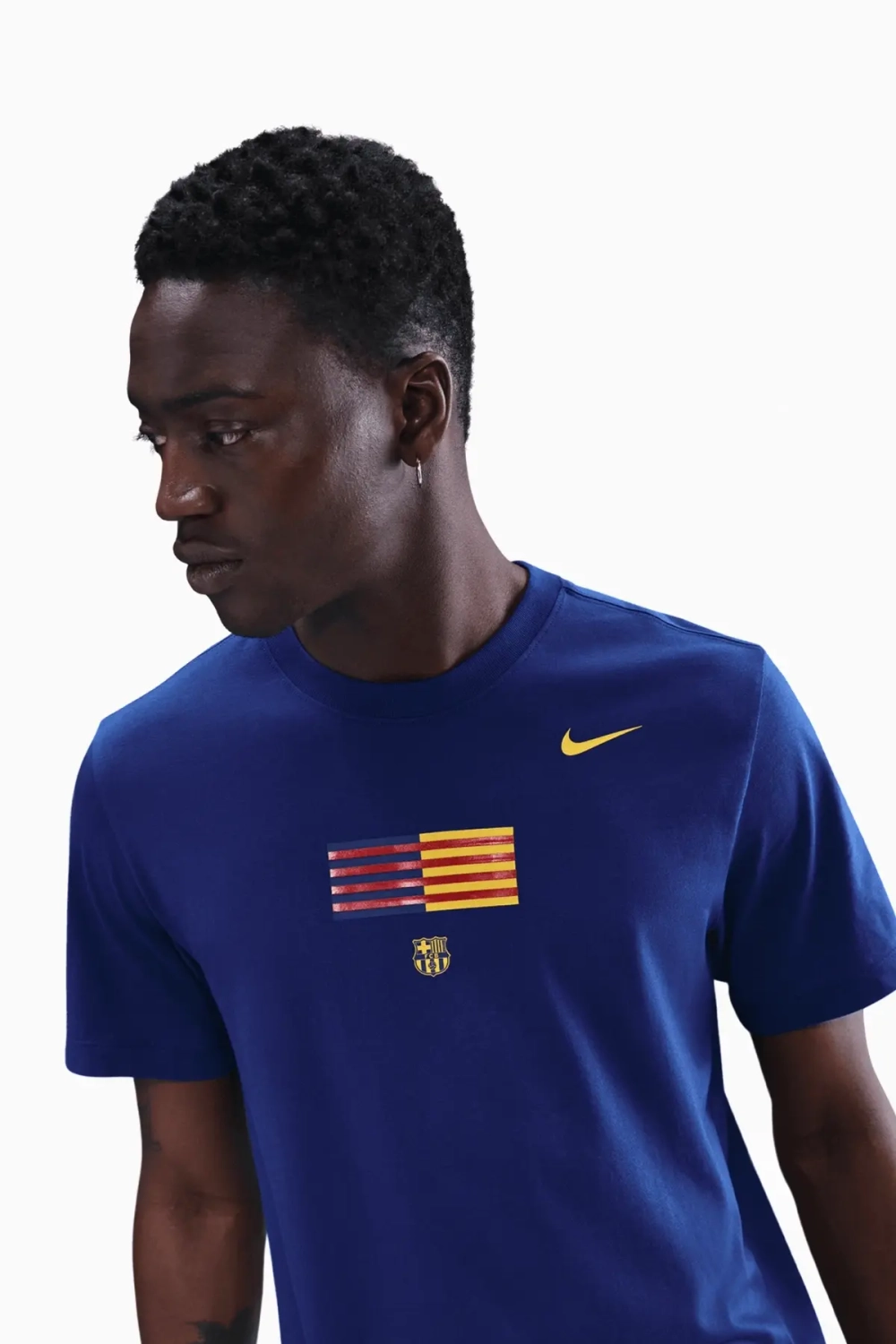 Футболка Nike FC Barcelona 25/26 Crest tee - синий