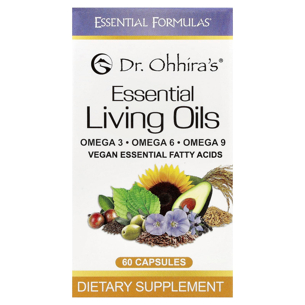 Dr. Ohhira's, Незаменимые живые масла, 60 капсул