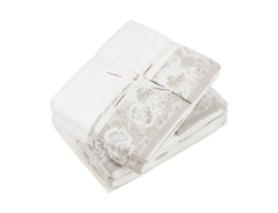 Полотенце 50x100 Luxberry Flowers белое Португалия