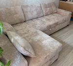 Угловой диван с длинным подлокотником