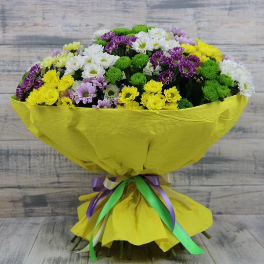 Букет из сантини микс "Бархатный"