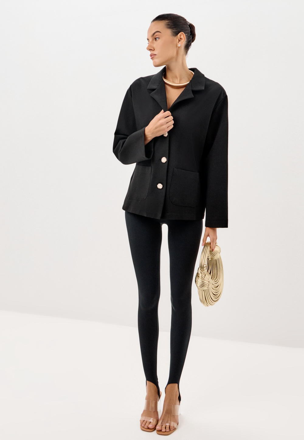 Блейзер с пуговицами