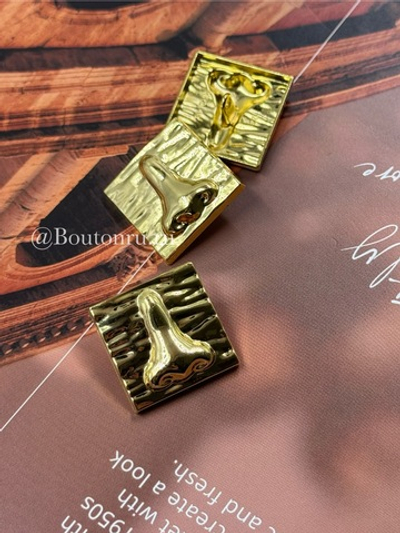 Пуговицы Скиапар. лимонные "Нос"