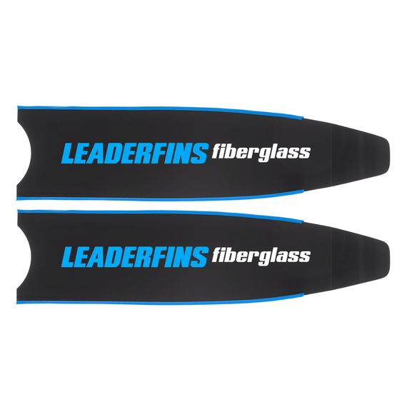 Лопасти Leaderfins Abyss Pro стеклотекстолитовые без наклейки 20° синяя отбортовка