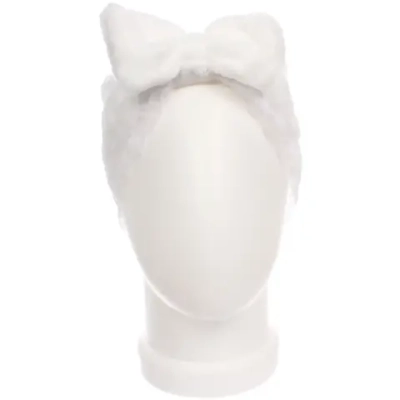 Повязка на голову «МАРМЕЛАД», цвет белый, 20*8.5см (ZIP пакет)