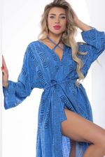 Парео Пляжный сезон (синее) П11766 LT Collection