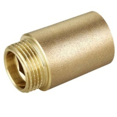 Удл. гайка  жёлт. латун. 1/2-90мм  (TIM)  10/70