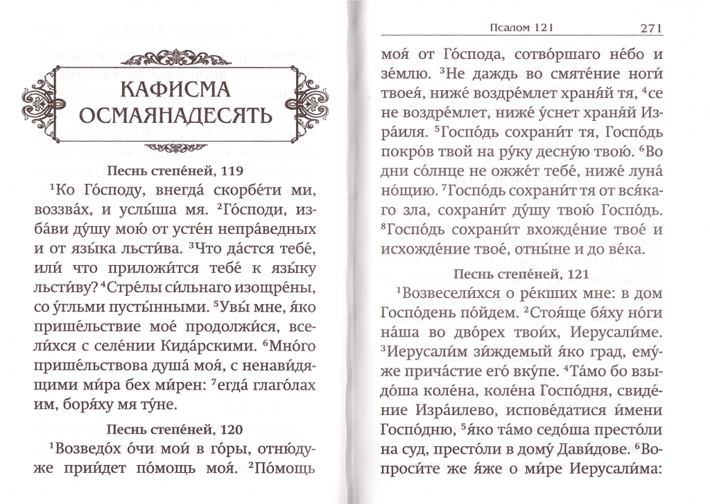 Псалтирь пророка и царя Давида на русском языке